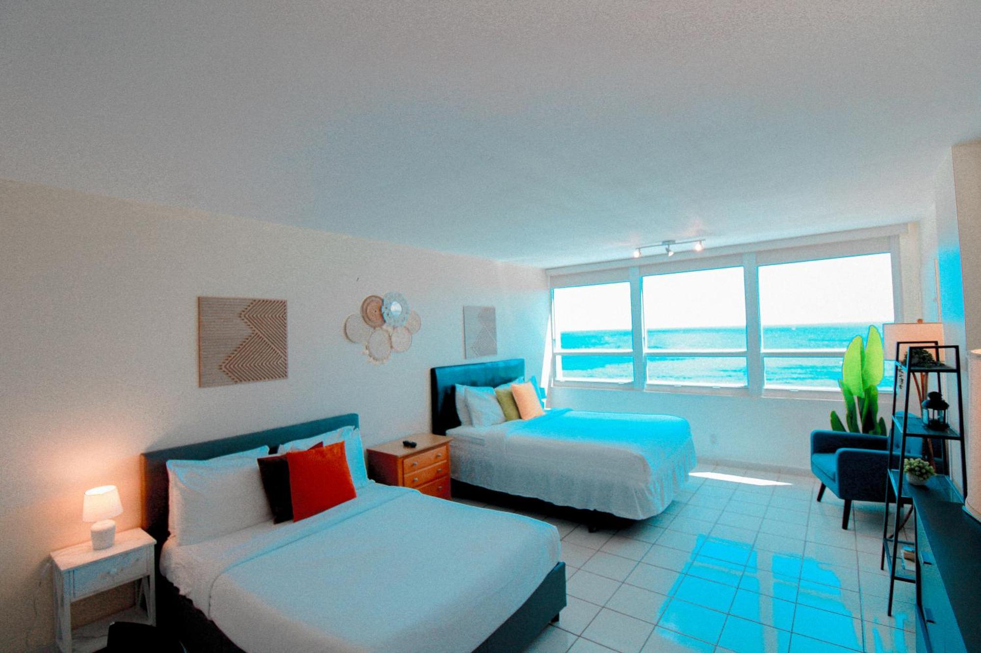 Castle 1733 Ocean View Studio With Direct Beach Access, Pool, Tennis & Free Parking Miami Beach Luaran gambar